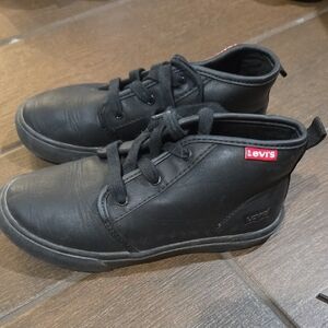 Levi's Kids Black High-Top Sneakers